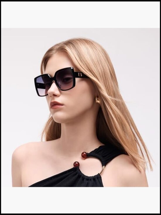Oversized Nylon Lens Polarized UV400 Sunglasses main image 3